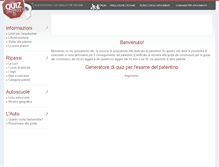 Tablet Screenshot of ino.quizpatente.info